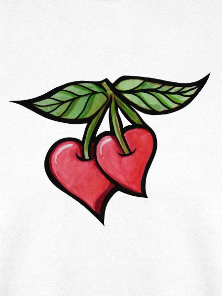 Cherries Aquarell Duo