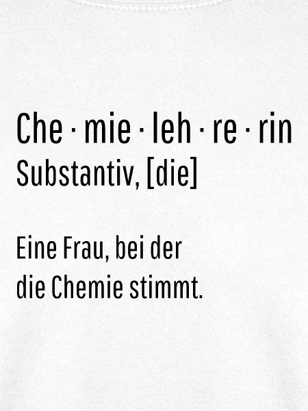 Chemielehrerin Substantiv Definition Geschenk