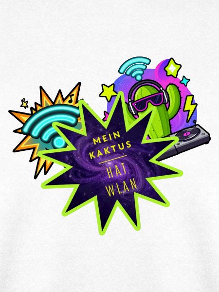 Kaktus WLAN Neon-Starburst
