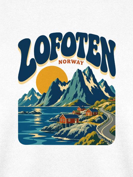 Lofoten Norway Retro Travel