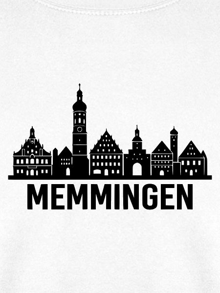 Memmingen Skyline Silhouette