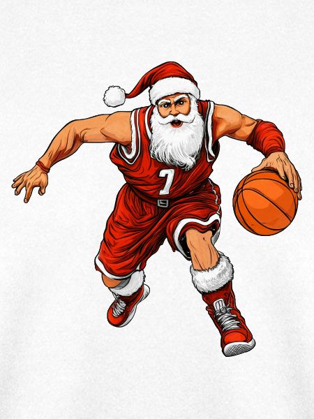 Basketballer Weihnachten / Santa