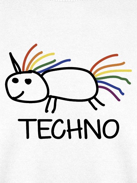 Techno Einhorn Geschenk