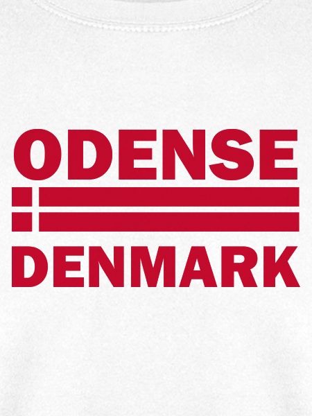Odense, Dänemark Gestreifte Flagge
