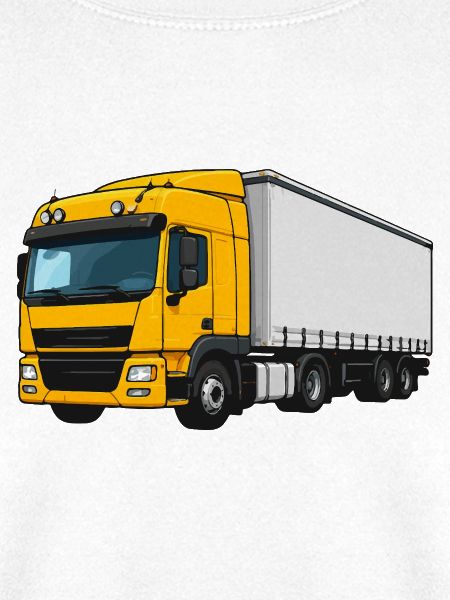 Gelber Lastwagen Illustration