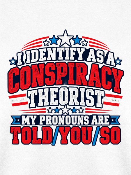 Verschwörungspronomen Satire Tee