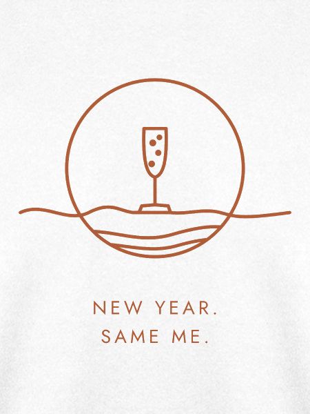 Neujahrsgeschenk – Neujahr. Ich auch.