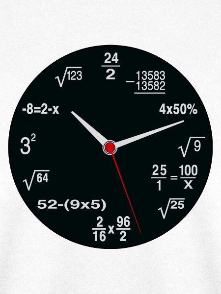 Mathe-Nerd – Die etwas andere Uhr