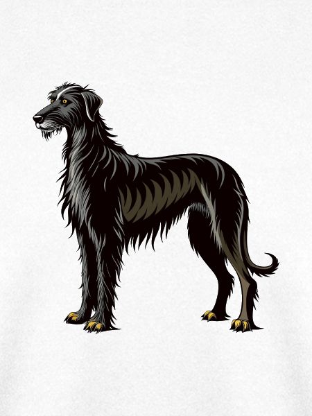 Irischer Wolfshund stehend