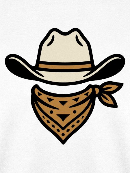 Cowboyhut Halstuch Logo