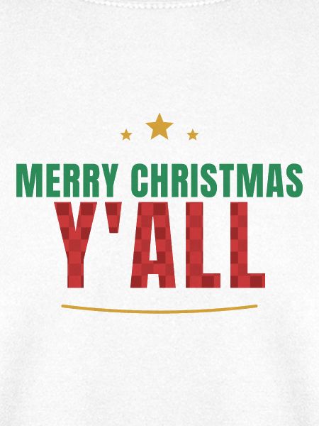 Merry Christmas Y'all – Buffalo Plaid