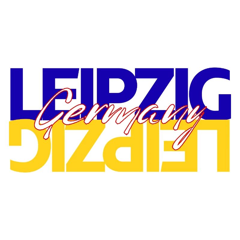 Leipzig Germany Schriftzug Overlay