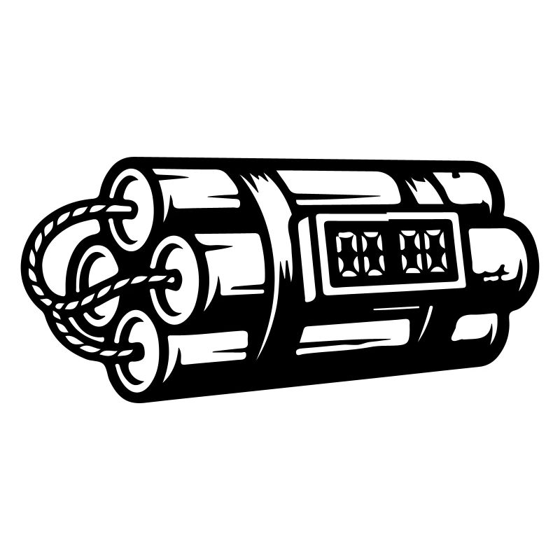 Bombe à retardement Dynamite explosive