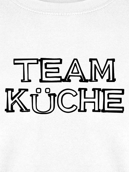 Team Küche Schriftzug handgezeichnet