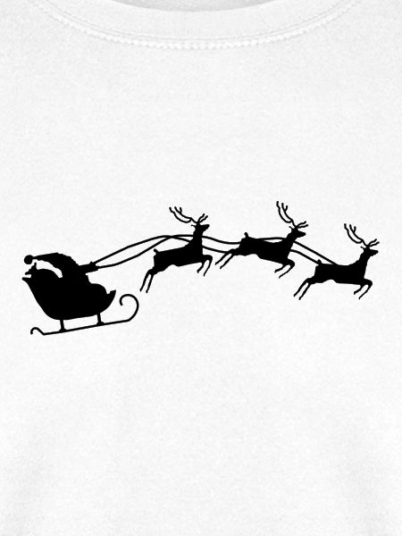Weihnachtsmann mit Schlitten