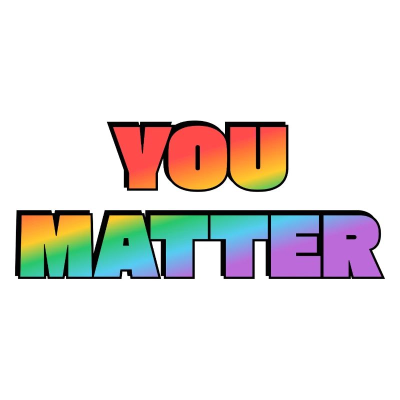 You Matter Regenbogen-Farbverlauf