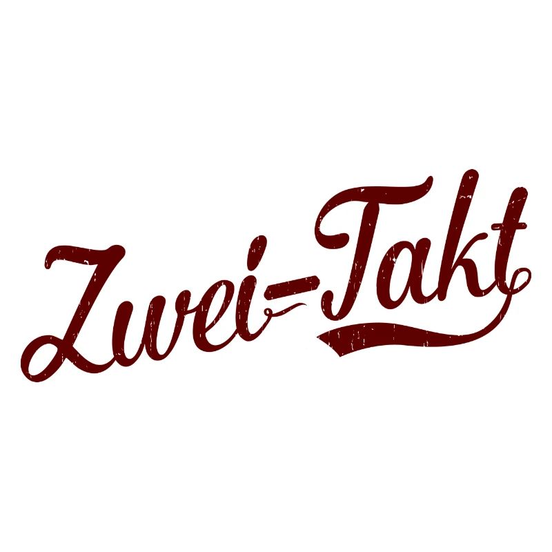 zweitakt / 2takt Schriftzug