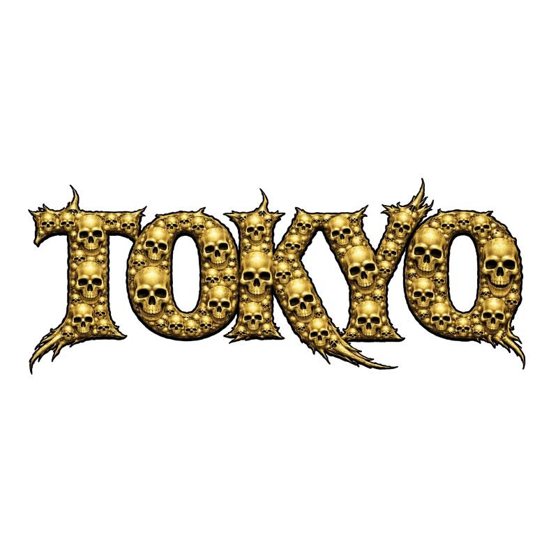 Goldene Schädel Tokyo Logo