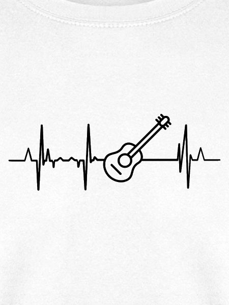 Gitarre Herzlinie