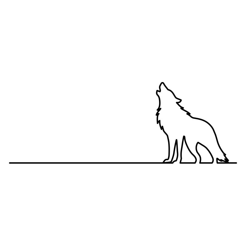 Wolf Outline