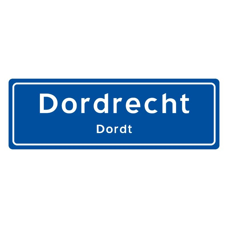 Panneau de nom de lieu de Dordrecht