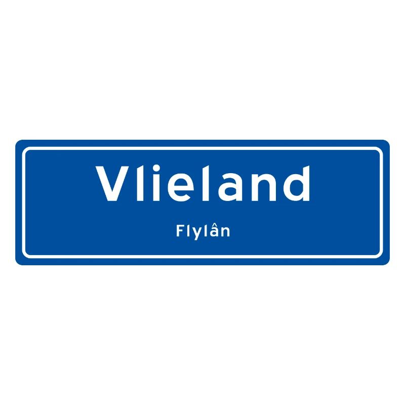 Panneau de nom de lieu Vlieland
