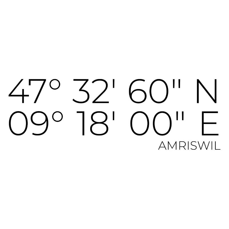 Coordinates Amriswil, Switzerland