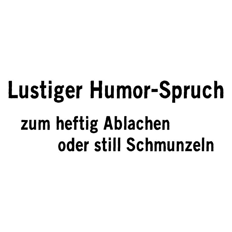 Lustiger Humor