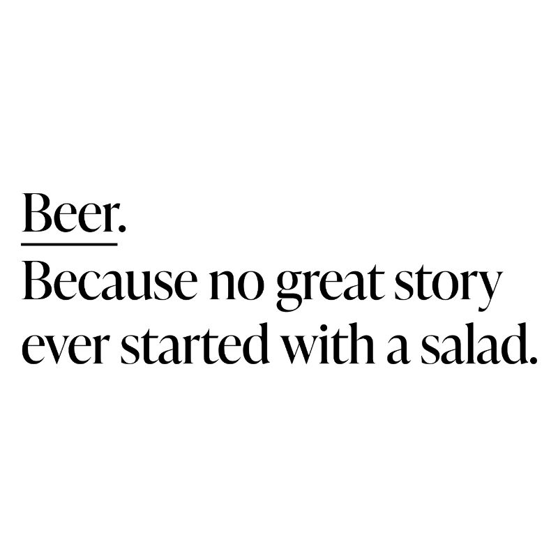 Chemise statement de bière
