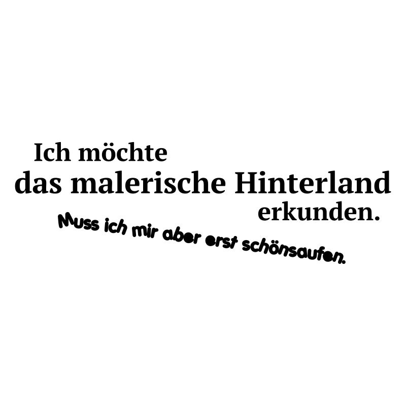 Malerisches Hinterland