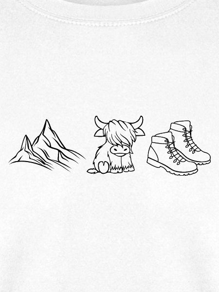 Berge Kuh Wanderstiefel