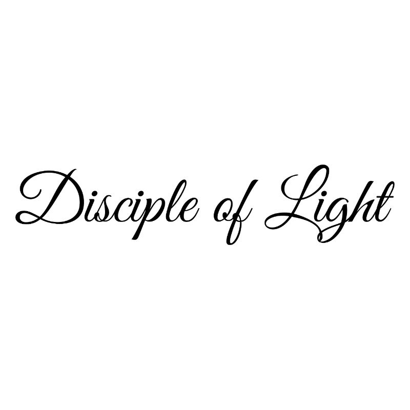 Disciple de la Lumière - logo d’écriture calligraphique