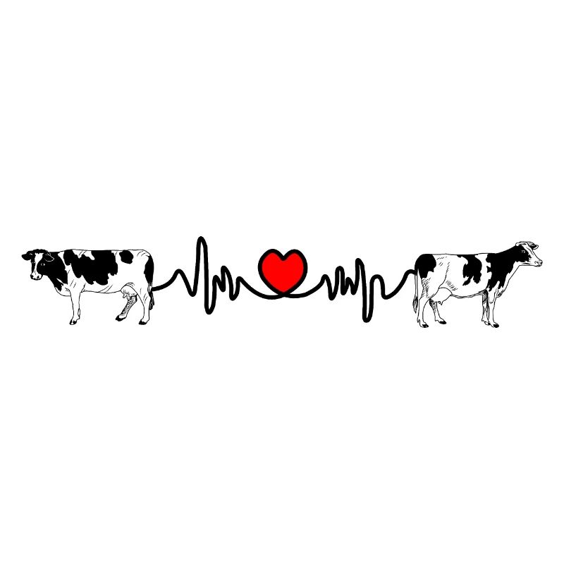 Cardio-Herzfrequenz-Kühe