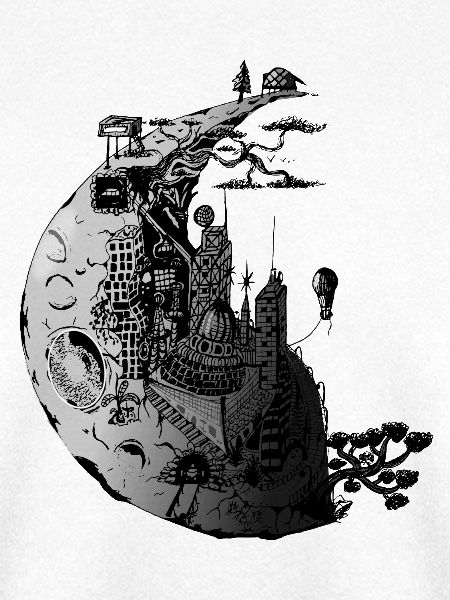 Imaginäre Mondstadt