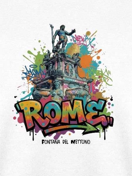 Römische Graffiti-Skulptur Splash