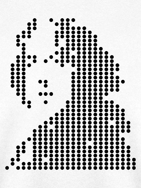 Oscar Wilde Geometrisches Porträt