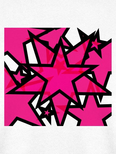 Kaleidoskopische Sternenexplosion Pink
