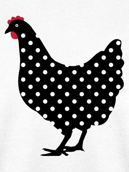 Huhn Henne gepunktet