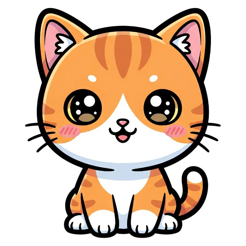 Chat Tigré Orange
