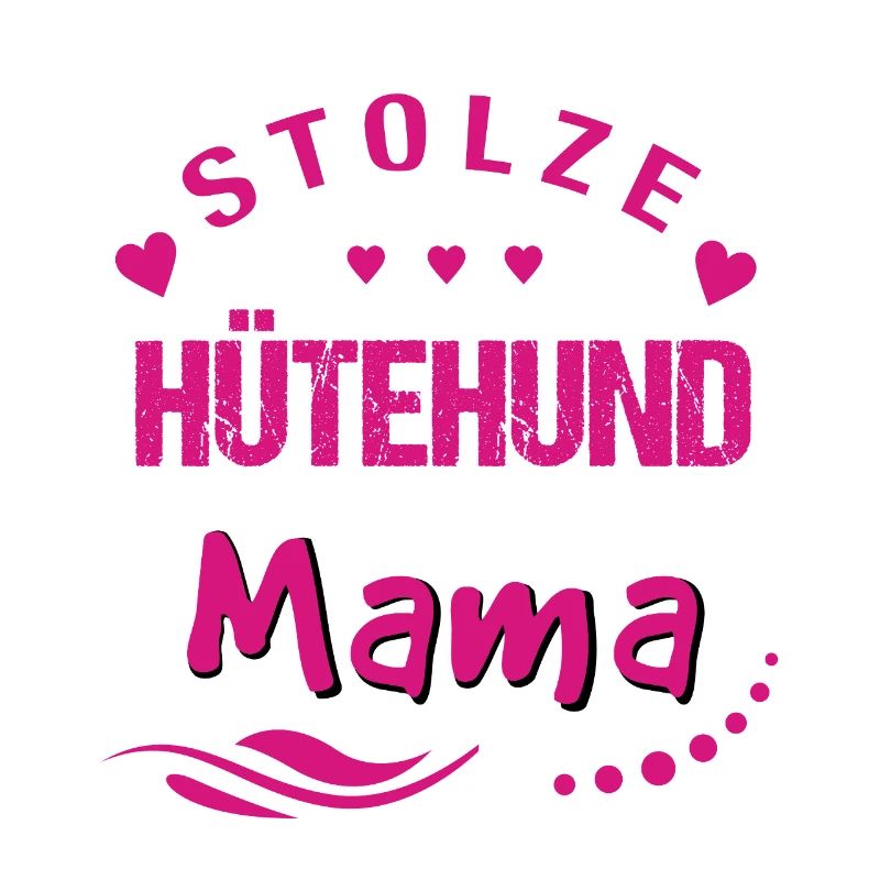 Stolze Hütehund Mama 