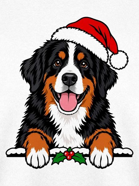 Weihnachten Berner Sennenhund