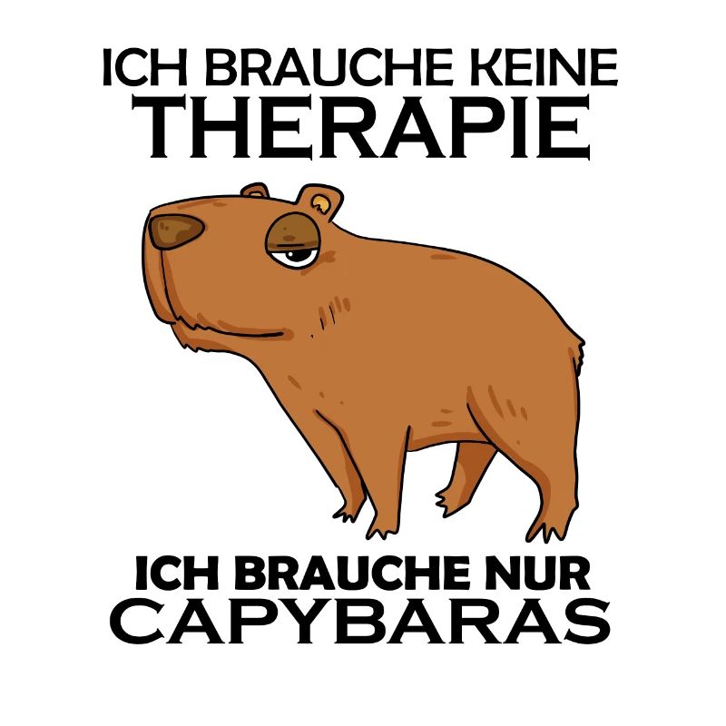 Capybara Wasserschwein Spruch Geschenk