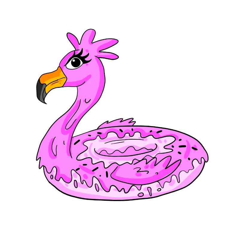 Flamingo Donut