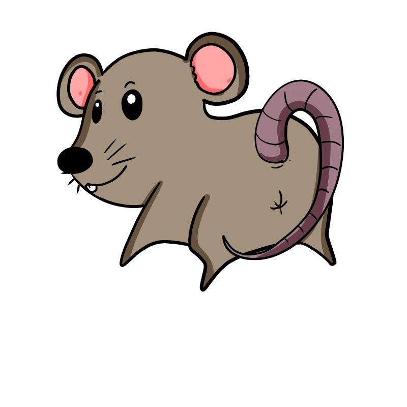 Mouse from behind - Mouse butt - Mouse ass