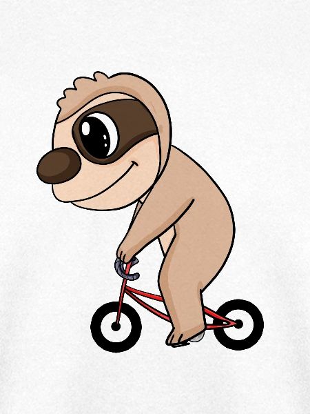 Faultier Fahrrad