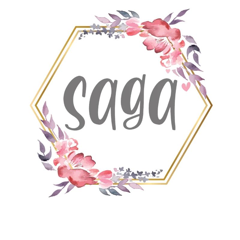 Saga Mädchen Name personalisiertes Geschenk