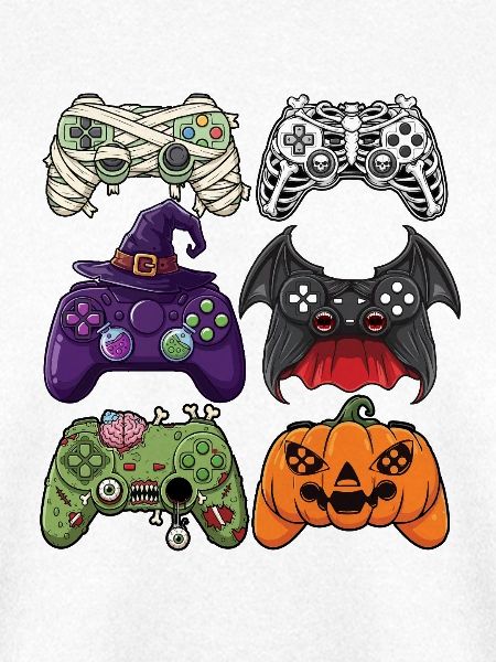 Halloween-Gaming-Controller — Gruselige Gamer-Vibes