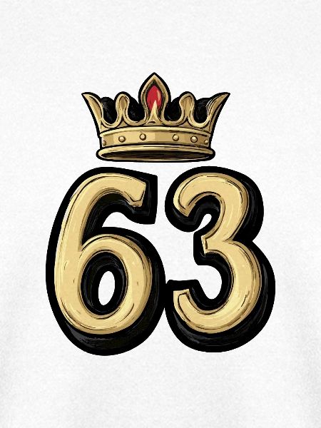 63 Zahl Krone