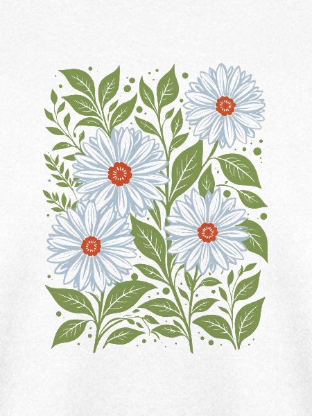 Gänseblümchen in Himmelblau Blumen