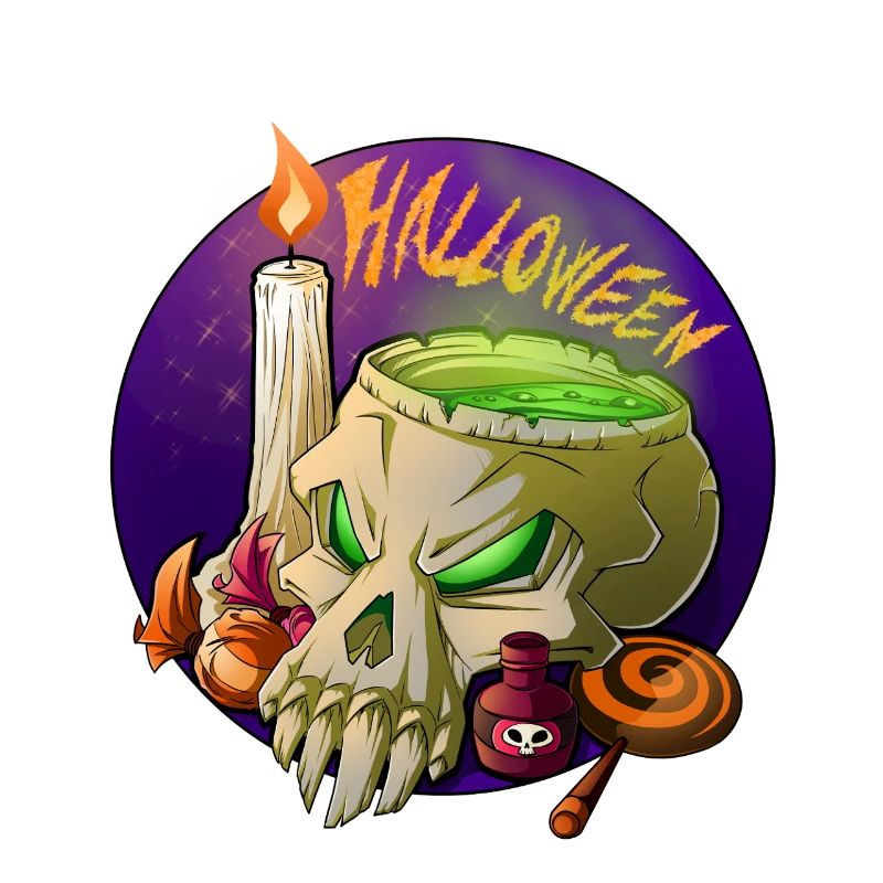 Halloween Totenschädel
